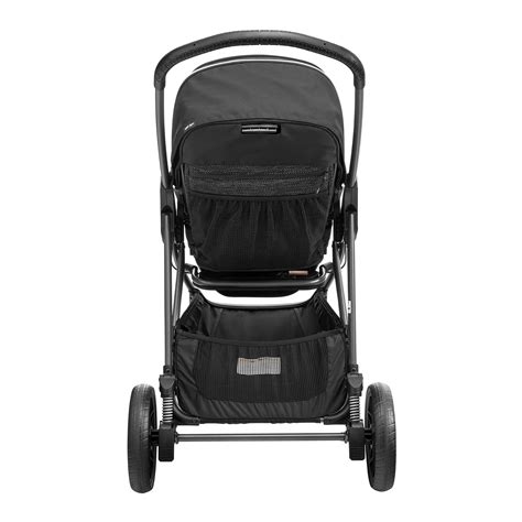 Corso stroller - Corso’s one-hand, quick fold design is compact and stands independently without the push handle touching the ground, so you can easily fold it and keep it clean while on the go. Dimensions (Overall): 42.8 Inches (H) x 24.8 Inches (W) x 34.5 Inches (D) Weight: 24.8 Pounds. Holds up to: 50 Pounds. 